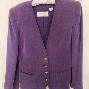 Vintage Dana Buchman Three-Piece Silk Suit